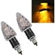 thumbnail image 3 of 4 Piezas Motocicleta 15 Luces LED de Señal de Giro Indicadores Ámbar Intermitentes 12V Mini Intermitentes Impermeables para Motocicleta (Nueva Versión), 3 of 5