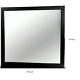 thumbnail image 5 of Benzara Lennart Ii Black Rectangular Mirror, 5 of 5