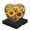 AX0168, variant on Funny Christmas Ornament,Adorable Portrait Of Poodle Puppy,Xmas Heart-Shaped Ceramic Pendant