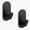 Matte Black, variant on Adhesive Towel Hooks for Bathrooms 4 Pack Polished Chrome Stainless Steel and Zinc Alloy Sticky Wall Hooks for Hanging Heavy Duty Self Adhesive Robe Shower Hanger for Kitchen, Closet, Cabinet, Door