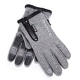 thumbnail image 1 of Wosthever 1 par de guantes térmicos para montar en bicicleta, correr, esquiar, deportes al aire libre, pesca, ciclismo, Camping, accesorios para Escalada Gris S, 1 of 6