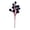 Blue, variant on Burgundy Christmas Ball Picks, 17.32in Decorative Ornament Spray with Plaid Ball Accents for Xmas Tree Wreath Floral Arrangement Decor