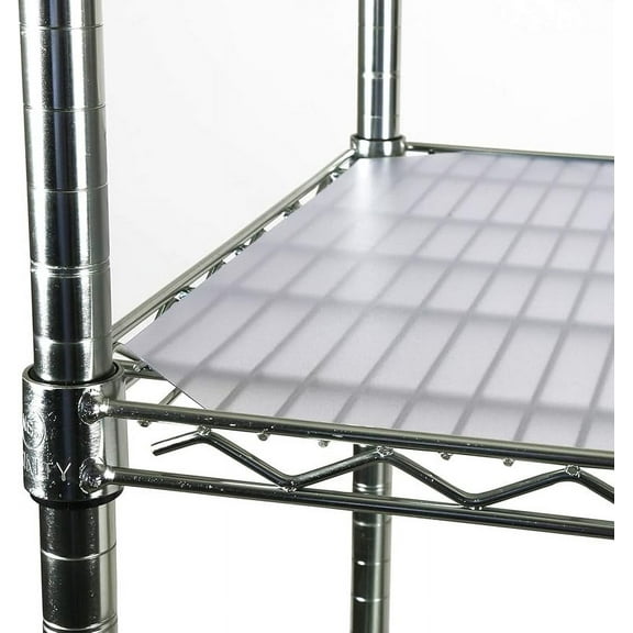 PVCShelf Liners for Wire Shelving, 4 Pack, Clear Shelf Liners, for Shelf Size 30" x 18".