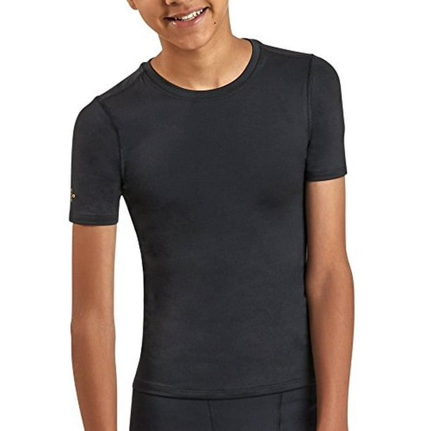 Tommie Copper - Tommie Copper Boys Core Short Sleeve Crew Tee Shirt, Small, Radish - Walmart.com
