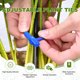 thumbnail image 2 of Uxcell 4-Pack Lazos Ajustables para Plantas, 18inch/45.72cm Silicona Flexible Multifuncional Resistente Lazo de Jardín [Azul], 2 of 6