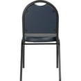 thumbnail image 2 of National Public Seating NPS® 9200 Series Premium Vinyl Upholstered Stack Chair, Midnight Blue Seat/ Black Sandtex Frame, 2 of 5