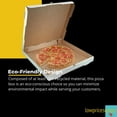 thumbnail image 3 of "50 Pack - 18"" x 18"" x 2"" White Corrugated Plain Pizza/Bakery Box", 3 of 6