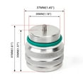 thumbnail image 4 of Oil Filler Cap for Kawasaki W650 W400 W800 1987-1998 Motorcycle's Temperature, 4 of 10