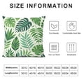 thumbnail image 5 of GOSMITH  Palm Leaf Decorative Throw Pillow Cover Case,Palm Tree Outdoor Pillow Cases Cushion Covers for Sofa Couch Bed, 5 of 5