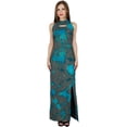 thumbnail image 1 of Bimba Robe Longue Chic d'Été pour Femmes Robe de Vacances Sans Manches, 1 of 7