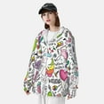 thumbnail image 3 of Balery Fun Animal with Unicorn Sudadera ligera de manga larga con capucha y protección solar UPF 50+ para hombre y mujer, ideal para pesca y running-3X-Large, 3 of 7