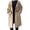 Khaki, variant on Vedolay Jacket Coat Button Down Cardigan Open Front Soft Blazer Jackets Coat Black,3XL
