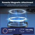 thumbnail image 4 of Cargador de montaje para coche MageZ Car Mount Pro 2 Qi2 15W, 4 of 9