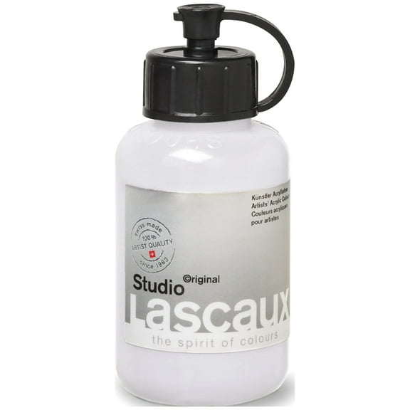 Lascaux Studio Acrylic, 85ml Bottle, Crystal White