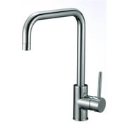 3.54 in. 1 Hole Lead Free Brass Kitchen Faucet, Chrome