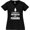 AB-Black, variant on Inktastic Easily Distracted by Penguins Women's Plus Size V-Neck T-Shirt