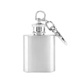 thumbnail image 4 of Oubit Botella de Vino de Bolsillo - Acero Inoxidable portátil 1 oz Whisky Licor Alcohol Bottle Pocket Wine Bottle Llavero, 4 of 5