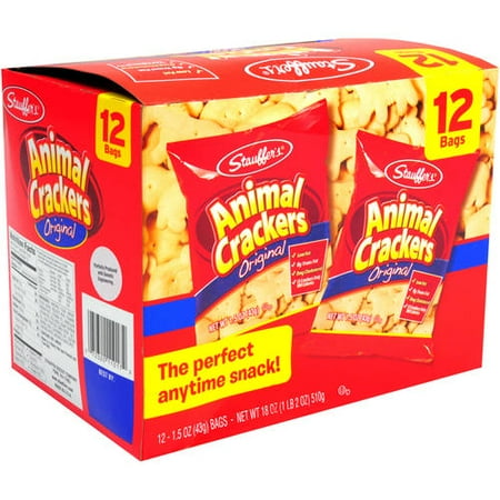Stauffer's Original Animal Crackers, 1.5 oz, 12 count