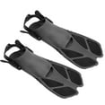 thumbnail image 1 of 2 Aletas de Snorkel, Hebillas Ajustables, Aletas de Natación de Talón Abierto, Tamado de Vije, Aletas de Natación Cortas para Snorkel, Buceo, Natación, Adultos, Hombres,, 1 of 7