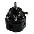 thumbnail image 1 of AEM Electronics Régulateur de Pression de Carburant 25-302BK 20-150 PSI; -6 AN Entrée/sortie de Stock; Essence; Anodisé; Aluminium; avec Régulateur/raccords, 1 of 2