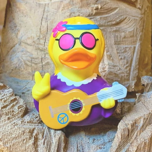 Hippie Female  Rubber Duck