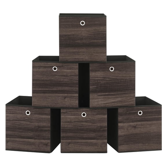 Cajas organizadoras SONGMICS, set de 6, plegables, 33 x 33 x 33 cm