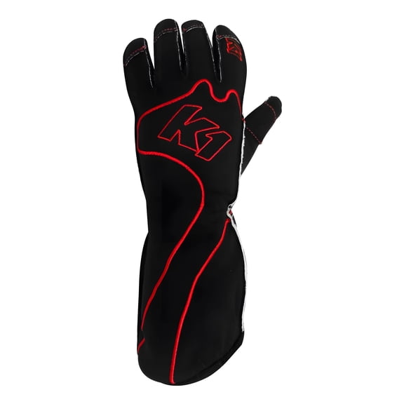 K1 RACEGEAR Gloves Karting RS1 Youth 2X-Small Black/Red partNumber: 13-RS1-R-2XS