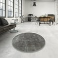 thumbnail image 4 of Ahgly Company Machine Washable Indoor Rectangle Industrial Modern Gray Area Rugs, 4' x 6', 4 of 7