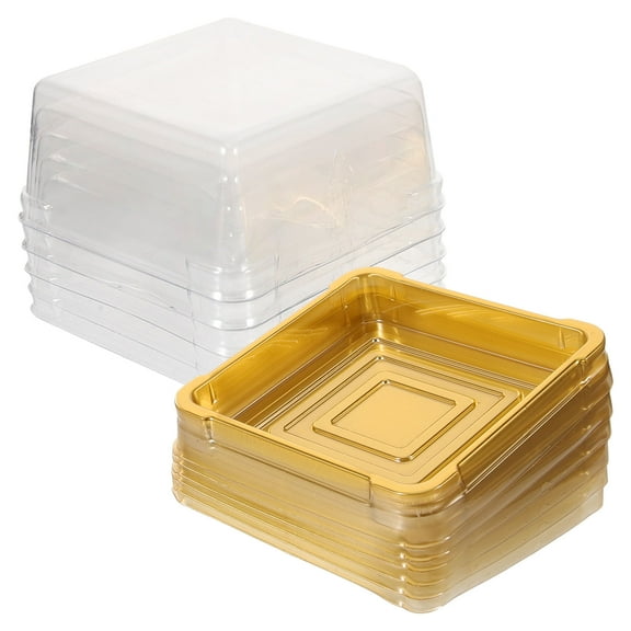 TABLZONE Clear Small Dessert Containers with Transparent Lids 50 Set Sealed Food Storage Cups for Party and Baking