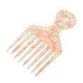 thumbnail image 3 of Unique Bargains Wide Tooth Afro Hair Pick Comb Hair Styling Tool for Men Women Plastic 1 PC Orange, 3 of 7
