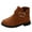 Brown, variant on Aihuaihua Girls Boots Fashionable Comfortable Short Ankle Boots for Kids Non Lightweight Breathable Everyday Wear Size 5-5.5 Years