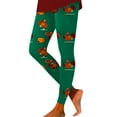 thumbnail image 2 of Thanksgiving Leggings for Women Elastic High Waist Festive Print Breathable Tight Pants Workout Yoga Pants, 2 of 6