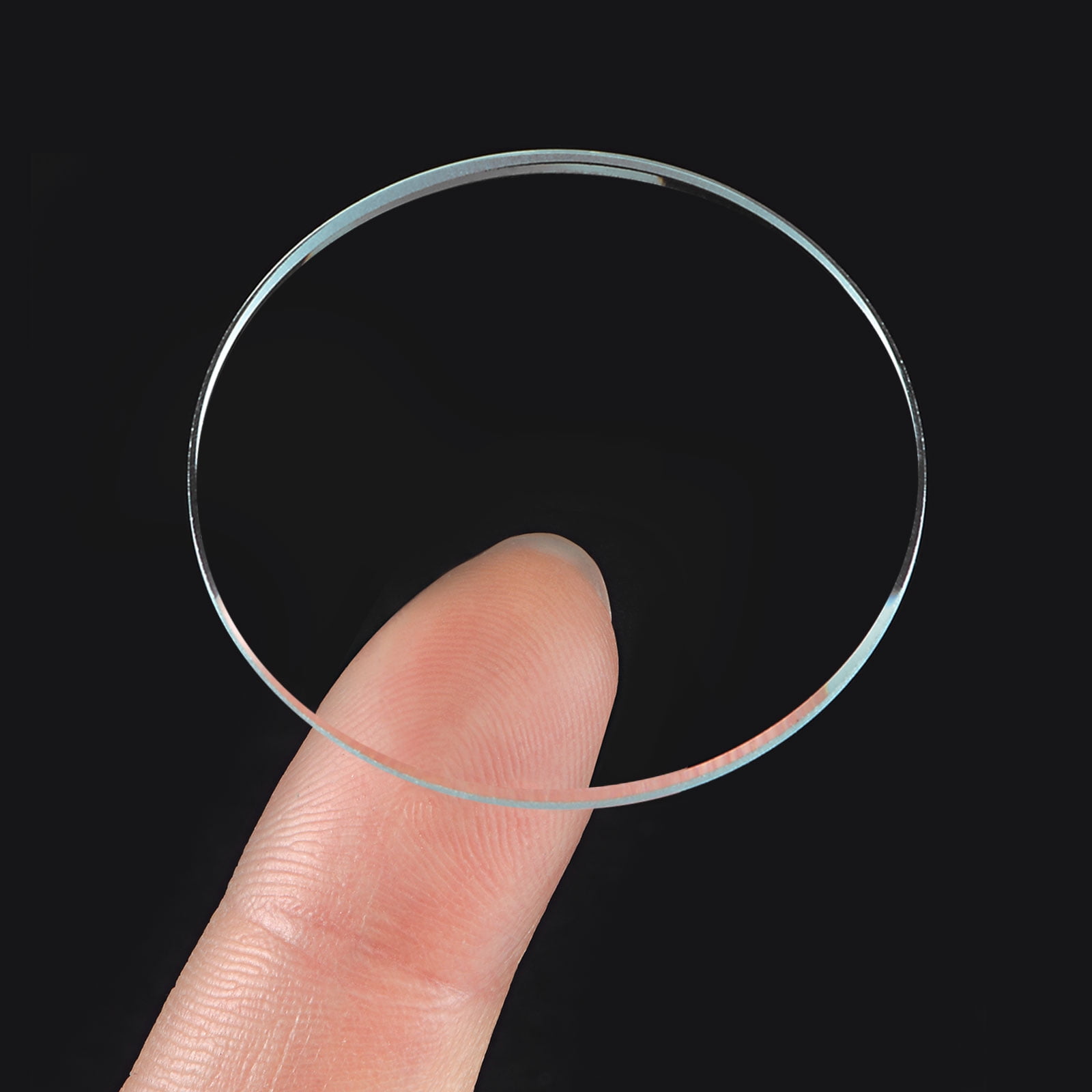 Unique Bargains 6Pcs Watch Crystal Lens Glass 37mm Dia. Replacement Parts for Repair