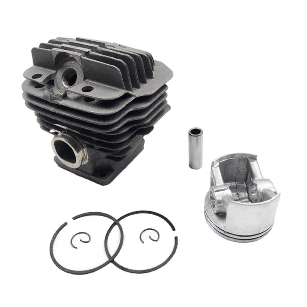 Motosierra Cilindro Pistón Anillos de encanto Echivo de pestillo Equipo de jardinería Cilindros Kit Accesorios Reemplazo para STIHL MS440 / 044 Inevent TO001337-00