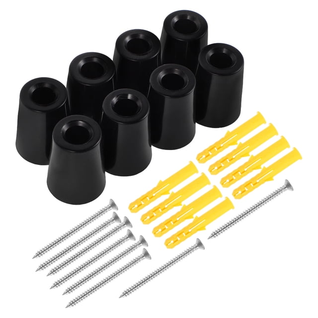 DEEPCRAFF 1Set Black Ski Snowboard Wall Storage Rack Vertical Mount Holder for Garage