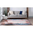 thumbnail image 3 of Unique Loom 3137460 Abstract 5 8 feet (5' x 8') Ethereal Brick Red Area Rug, 5 x 8, Peach/Beige, 3 of 5