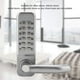 thumbnail image 3 of Cerradura de código mecánico a prueba de agua, combinación de código de 1-11 dígitos Cerradura codificada de contraseña de seguridad Cerradura de puerta de combinación mecánica sin llave para puerta de oficina de madera Kuyhfg Bienvenido a Kuyhfg, 3 of 5