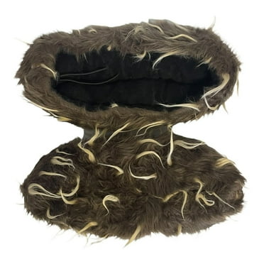 Figure Skating Furry Soakers FT15 - Brown/Beige