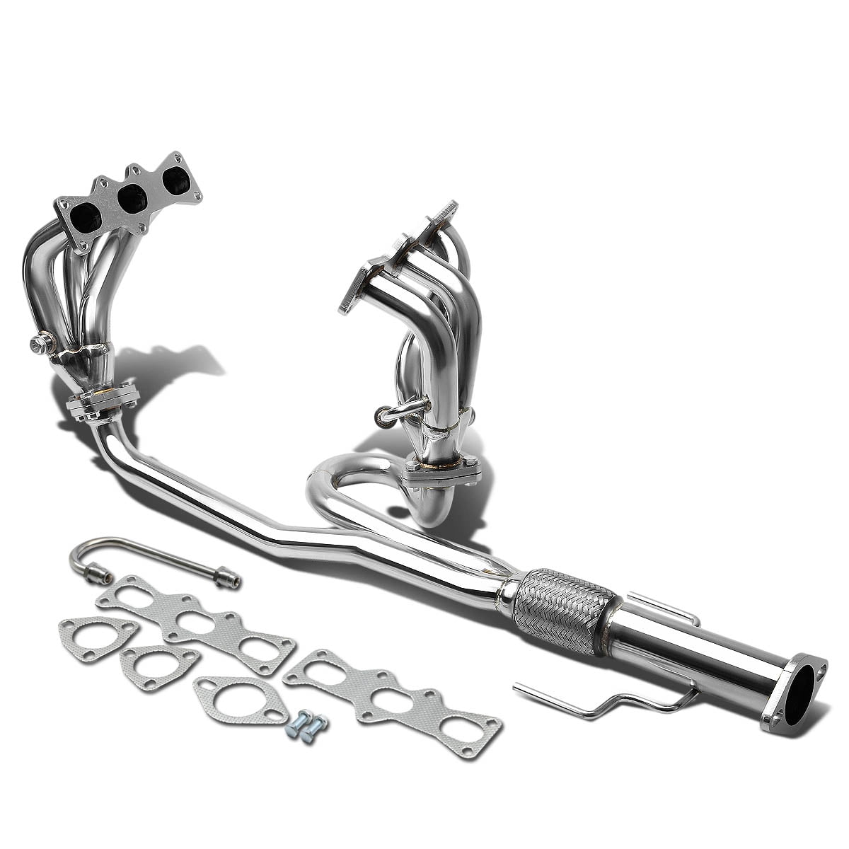 For 1993 to 1997 Ford Probe GT/Mazda MX-6 4-2-1Design 2-PC Stainless