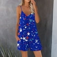 thumbnail image 2 of HomeGardon Summer Clearance Women's Summer Casual Rompers Sleeveless Loose Spaghetti Strap Short Jumpsuits Overalls Trendy Outfits With Pockets, 2 of 5