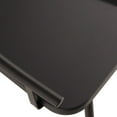 thumbnail image 6 of Elm Lane Lael Black Swivel Bar Stool 25 3/8" High Modern Industrial Wood Seat Curved Arm with Backrest Footrest for Kitchen Counter Height Island Home, 6 of 9