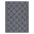 thumbnail image 3 of Yesfashion Carpets Area Rugs Washable 100% Polypropylene Turkish Outdoor Flat Weave Rug Terrace-Geometric-Gray TRC3207 Blue 4*5'3", 3 of 7