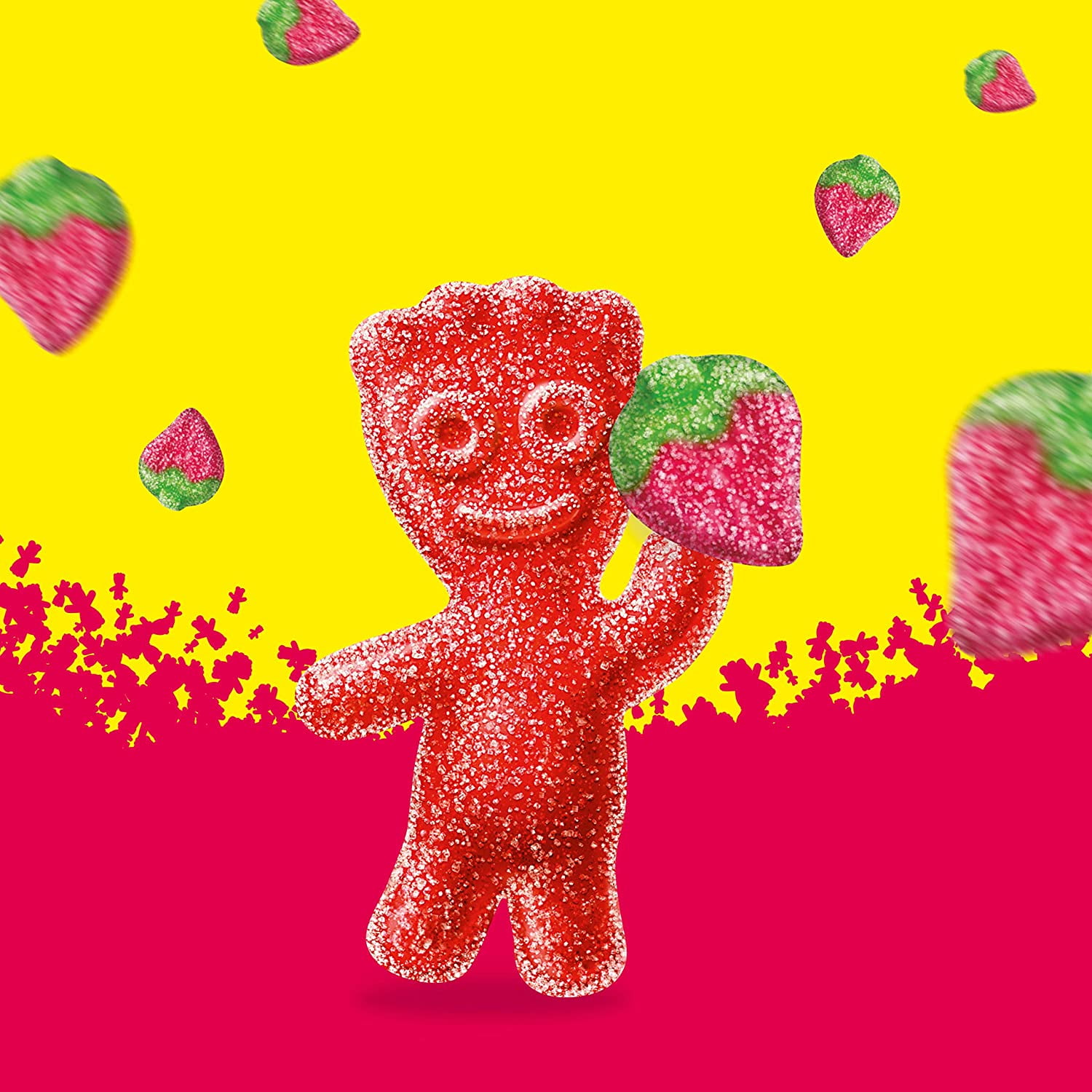 SOUR PATCH KIDS Strawberry Soft and Chewy Candy, 12-8 oz Bags