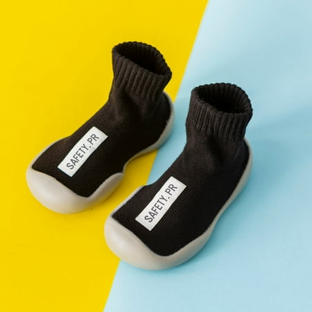 

EGNMCR Baby Socks Baby Boy Girl Cartoon Warm Floor Socks Rubber Sole Shoes Anti-Slip First Walker Baby Socks With Grip - Baby Days