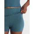 thumbnail image 4 of No Boundaries Foldover Shorts, 2'' Inseam, Women's XXS-XXL, 4 of 5