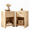 Light Oak 20" Large Size, variant on ARKANTO Nightstands Set of 2, Farmhouse Night Stand Bedside Table with Drawer and Storage Shelf, Wood Side End Table for Bedroom, Living Room, Light Oak