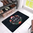 thumbnail image 3 of MKHERT Believe in The Magic of Christmas with Santa Claus Hat Doormat Rug Home Decor Floor Mat Bath Mat 30x18 inch, 3 of 3