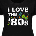 thumbnail image 4 of Inktastic I Love the '80s-musical Notes Women's Plus Size T-Shirt, 4 of 5
