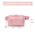 thumbnail image 2 of Doyogi Fanny Packs for Women,Belt Bag with 4 Zipper Pockets,Waterproof Crossbody Bag,Fashion Waist Packs with Adjustable Long Strap for Workout/Running/Yoga/Shopping/Hiking,Light Blue, 2 of 6