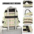 thumbnail image 3 of FORMRS Mini Backpack Purse for Women Travel Daypack Casual Shoulder Bag, Light Green Geometric, 3 of 7